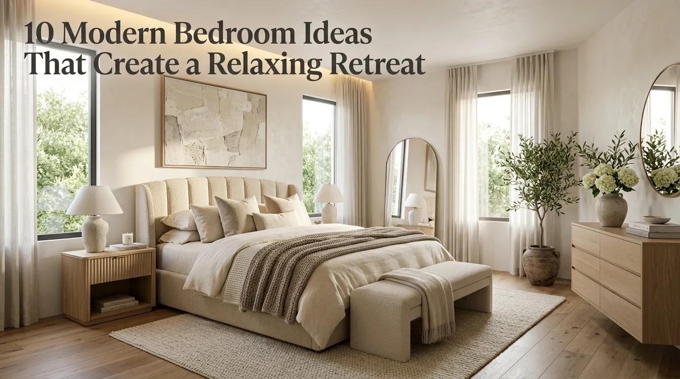 10 Modern Bedroom Ideas That Create a Relaxing Retreat