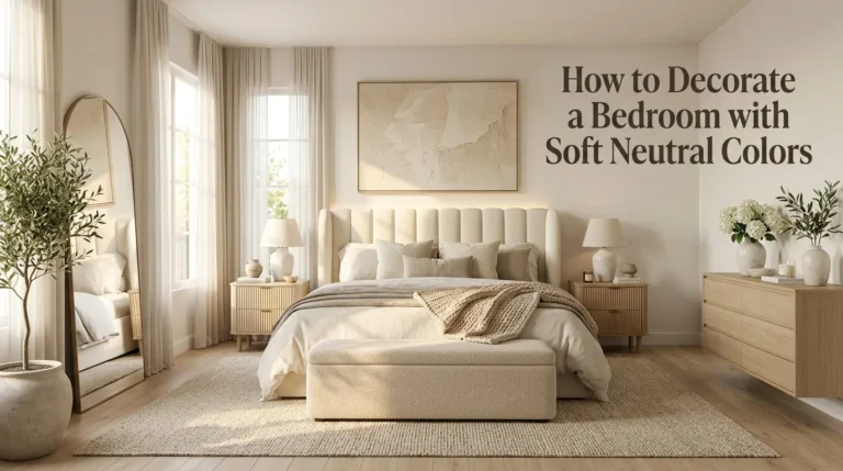 How to Decorate a Bedroom with Soft Neutral Colors