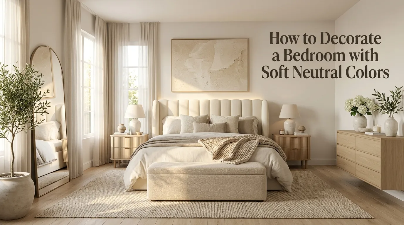 How to Decorate a Bedroom with Soft Neutral Colors