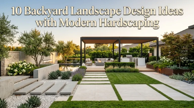 10 Backyard Landscape Design Ideas with Modern Hardscaping