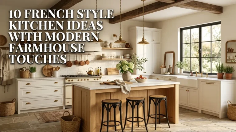10 French Style Kitchen Ideas with Modern Farmhouse Touches