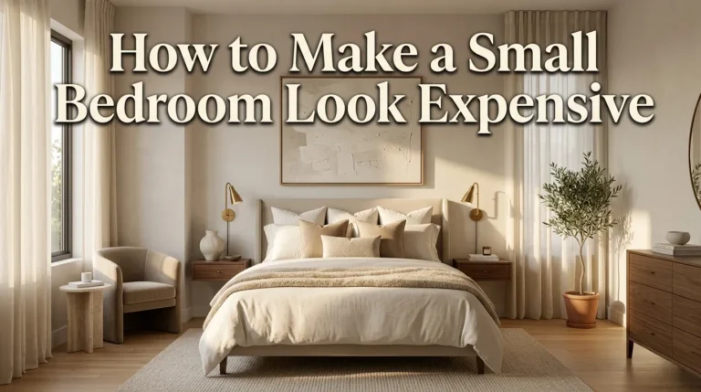 How to Make a Small Bedroom Look Expensive