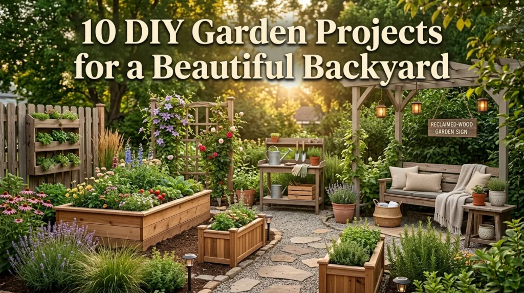 10 DIY Garden Projects for a Beautiful Backyard