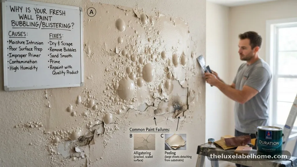 Comparing Common Paint Failures - Why Is Your Fresh Wall Paint Bubbling and Blistering (Causes & Fixes)?