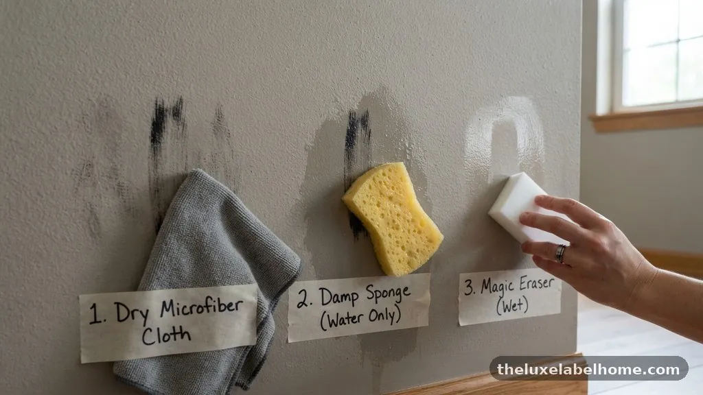 Comparison of Cleaning Methods - Can You Wipe Scuff Marks Off Matte and Flat Finish Interior Paints?