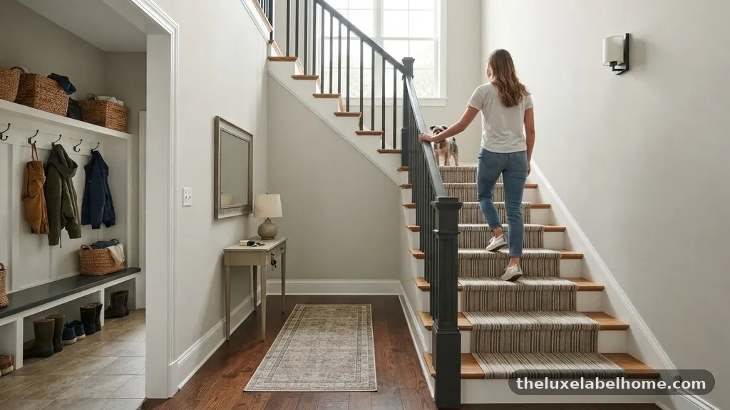 Handling Stairwell Scuffing - The Best Paint Finish for Hallways, Stairwells, and Mudrooms