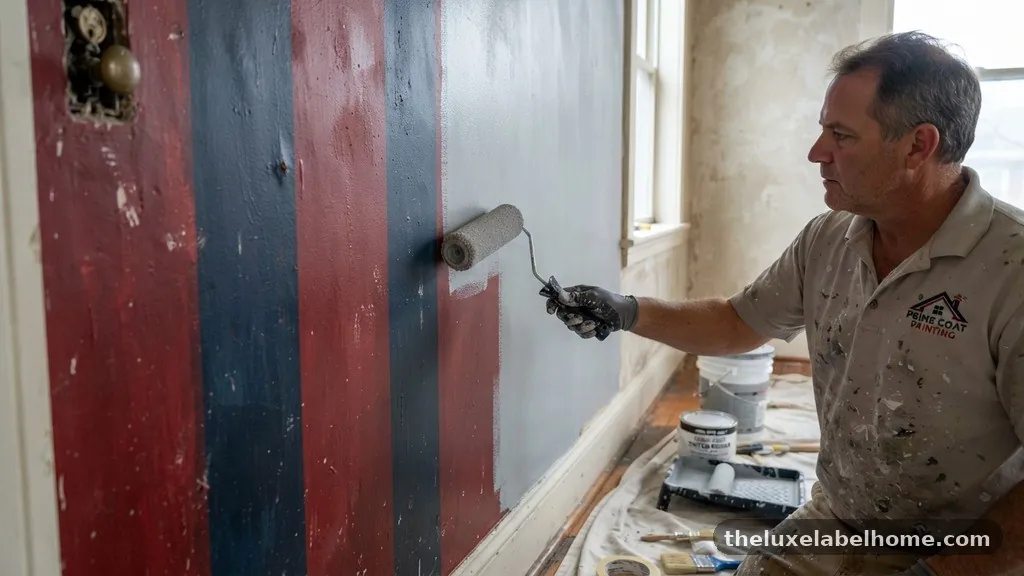 Preventing Bleed Through on Old Walls - High-Hide Tinted Primers: How They Cut Red or Dark Blue Coats in Half