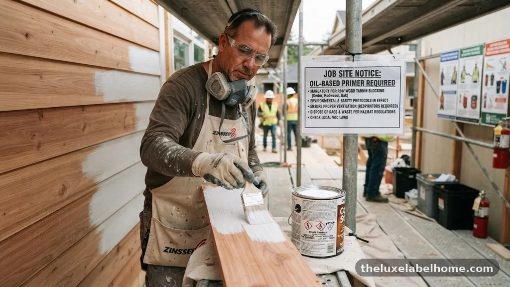 Safety and Environmental Considerations - When Is Oil-Based Primer Legally Required Over Raw Wood and Tannins?