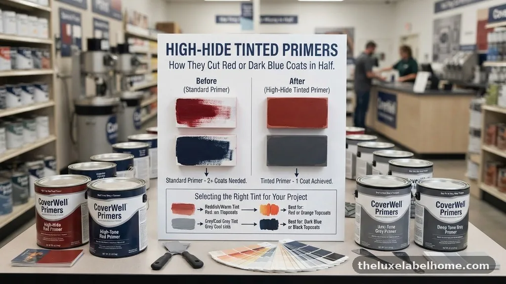 Selecting the Right Tint for Your Project - High-Hide Tinted Primers: How They Cut Red or Dark Blue Coats in Half