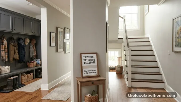 The Best Paint Finish for Hallways, Stairwells, and Mudrooms
